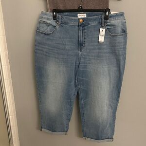 Lane Bryant Light Blue Cropped Jeans